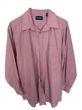 John Blair Men's Dusty Rose Dress Shirt